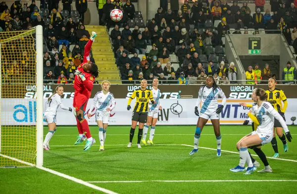 24 Ocak 2024: UEFA Kadınlar Ligi 'nde BK Hacken ile Paris FC arasında oynanan maç. Son sonuç: 0-0. 
