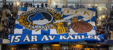 7 Ekim 2023: IFK Göteborg ile IK Sirius arasındaki maçta taraftarlar yıldönümünü kutluyorlar. Sonuç: 0-1. 