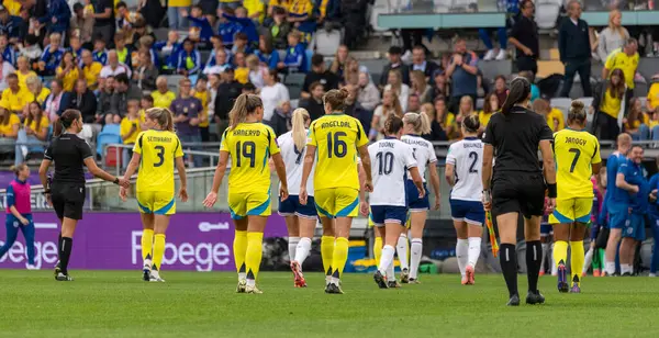 16 Temmuz 2024: İsveç ile İngiltere arasında oynanan UEFA Kadınlar EURO 2025 eleme maçı. Son sonuç: 0-0. 