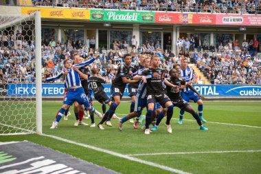 28 Ağustos 2024: IFK Göteborg ile IK Sirius arasındaki maç anı. Sonuç: 1-1. 