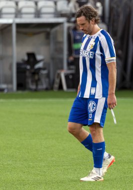 15 Eylül 2024: IFK Gothenburg 'da oynayan Gustav Svensson, BK Hacken karşısında berabere kaldıktan sonra hayal kırıklığına uğradı. Sonuç: 3-3. 