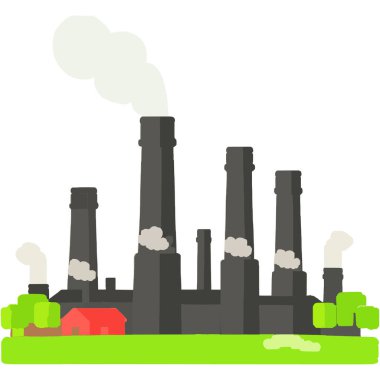 Kirliliğin çevre üzerindeki etkisini sembolize eden bir görüntü, hava kalitesi endişelerine odaklanıyor.