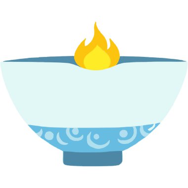 Geleneksel bir diya, Hint törenleri ve festivallerinde manevi amaçlar için kullanılan bir gaz lambası..