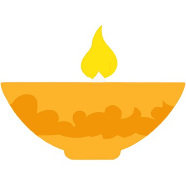 Geleneksel bir diya, Hint törenleri ve festivallerinde manevi amaçlar için kullanılan bir gaz lambası..