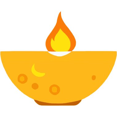 Geleneksel bir diya, Hint törenleri ve festivallerinde manevi amaçlar için kullanılan bir gaz lambası..