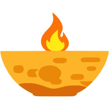 Geleneksel bir diya, Hint törenleri ve festivallerinde manevi amaçlar için kullanılan bir gaz lambası..