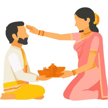 Bhai Dooj festivali Hint kültüründe erkek ve kız kardeş arasındaki bağı kutluyor..