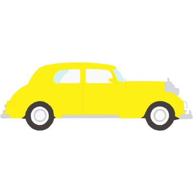 Nostalji ve antika çekiciliğiyle korunmuş klasik bir araba..