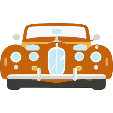 Nostalji ve antika çekiciliğiyle korunmuş klasik bir araba..