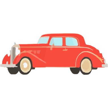 Nostalji ve antika çekiciliğiyle korunmuş klasik bir araba..