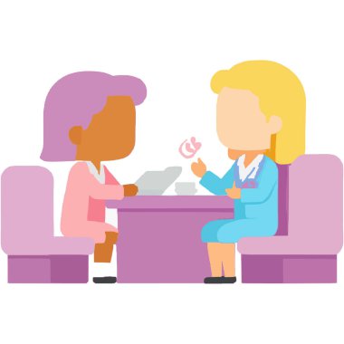 Bir terapi ortamında ruh sağlığı ve refahı üzerine çalışan bir psikolog..