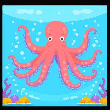 Bir ahtapot, sekiz dokunaçlı büyüleyici bir deniz yaratığı. Su altı ekosistemindeki eşsiz davranışları ve zekası ile tanınıyor..