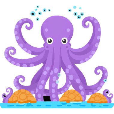 Bir ahtapot, sekiz dokunaçlı büyüleyici bir deniz yaratığı. Su altı ekosistemindeki eşsiz davranışları ve zekası ile tanınıyor..