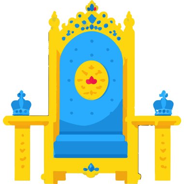Kraliyet tahtı, gücü, otoriteyi ve lüksü simgeliyor..