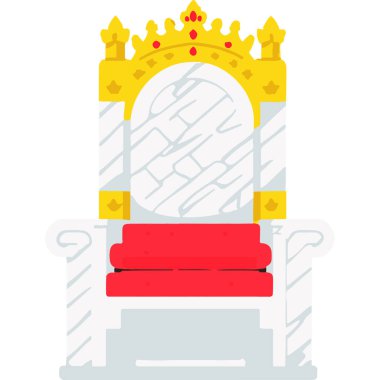 Kraliyet tahtı, gücü, otoriteyi ve lüksü simgeliyor..