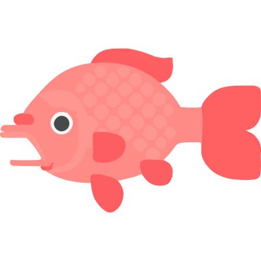 Huzurlu bir sualtı dünyasında zarafetle yüzen parıldayan bir balık..