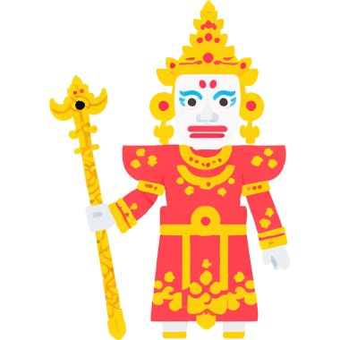 Endonezya 'nın geleneksel gölge kukla sanatının tasviri. Hikaye anlatımı ve kültürel miras açısından zengin..