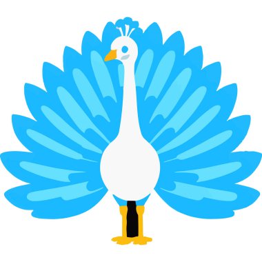 Renkli kuyruklu görkemli bir kuş, doğanın güzelliğini ve zarafetini temsil ediyor..