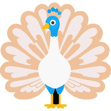 Renkli kuyruklu görkemli bir kuş, doğanın güzelliğini ve zarafetini temsil ediyor..