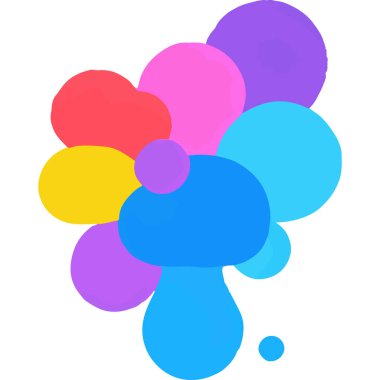 Soyut sıvı kalıplar ve dokular eşsiz bir sanatsal görsel etki yaratıyor..