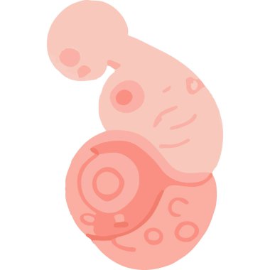 An emotional representation of loss during pregnancy, conveying grief and hope. clipart