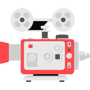 Klasik bir film makarası ve kamera, sinemanın ve hikaye anlatımının büyüsünü sergiliyor..