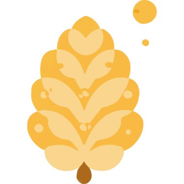 Tarım ve sürdürülebilir tarımı temsil eden yemyeşil bir tarlada altın buğday taneleri.