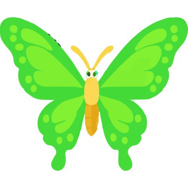 Kanatlarında karmaşık desenler olan renkli bir kelebek güzelliği ve doğayı simgeliyor..