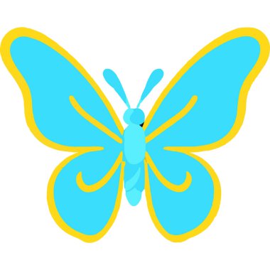 Kanatlarında karmaşık desenler olan renkli bir kelebek güzelliği ve doğayı simgeliyor..