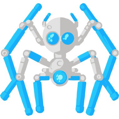 Gelişmiş yapay zeka teknolojisi ve parlak bir tasarımla gelecekteki özelliklerini sergileyen insansı bir robot..