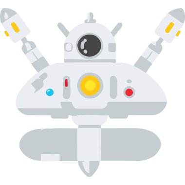 Gelişmiş yapay zeka teknolojisi ve parlak bir tasarımla gelecekteki özelliklerini sergileyen insansı bir robot..