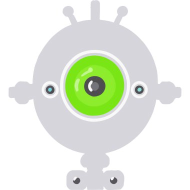 Gelişmiş yapay zeka teknolojisi ve parlak bir tasarımla gelecekteki özelliklerini sergileyen insansı bir robot..