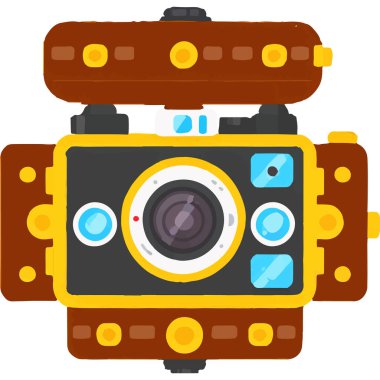 Klasik bir film makarası ve kamera, sinemanın ve hikaye anlatımının büyüsünü sergiliyor..