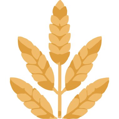 Tarım ve sürdürülebilir tarımı temsil eden yemyeşil bir tarlada altın buğday taneleri.