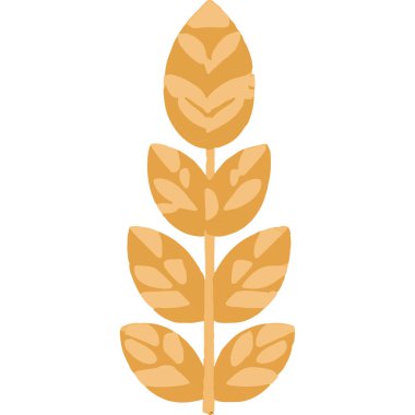 Golden grains of wheat in a lush field, representing agriculture and sustainable farming. clipart