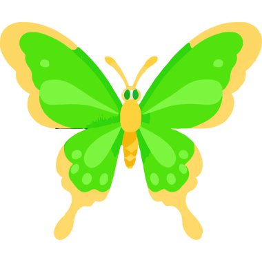 Kanatlarında karmaşık desenler olan renkli bir kelebek güzelliği ve doğayı simgeliyor..