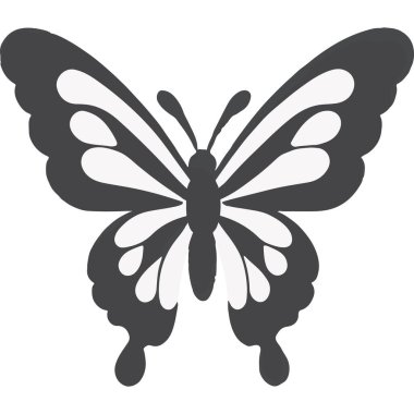 Kanatlarında karmaşık desenler olan renkli bir kelebek güzelliği ve doğayı simgeliyor..