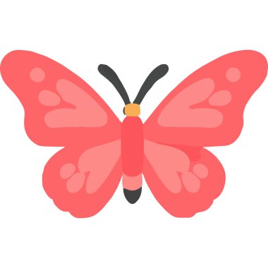 Kanatlarında karmaşık desenler olan renkli bir kelebek güzelliği ve doğayı simgeliyor..