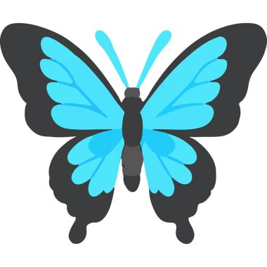 Kanatlarında karmaşık desenler olan renkli bir kelebek güzelliği ve doğayı simgeliyor..