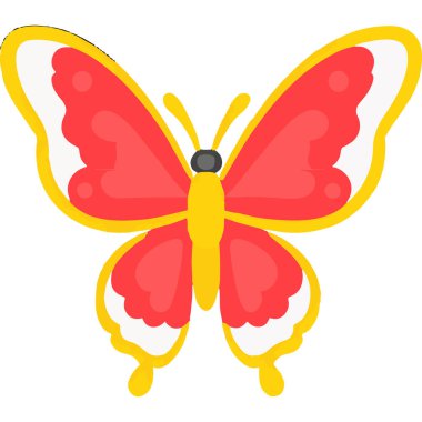 Kanatlarında karmaşık desenler olan renkli bir kelebek güzelliği ve doğayı simgeliyor..