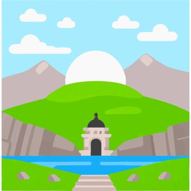 Karla çevrili görkemli bir dağ zirvesi ve vahşi doğa maceraperest kaşifler için mükemmel..