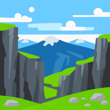 Karla çevrili görkemli bir dağ zirvesi ve vahşi doğa maceraperest kaşifler için mükemmel..