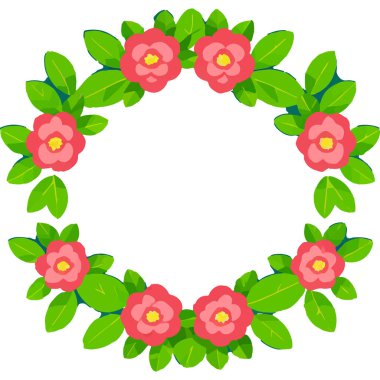 Canlı çiçeklerden yapılmış güzel bir çelenk, bayram süslemeleri için mükemmel..