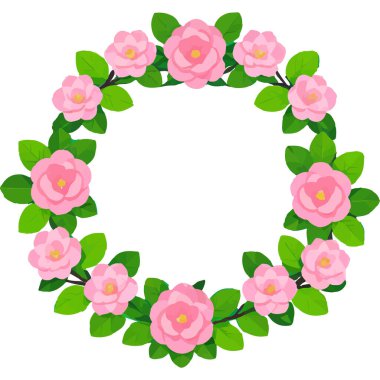 Canlı çiçeklerden yapılmış güzel bir çelenk, bayram süslemeleri için mükemmel..