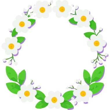 Canlı çiçeklerden yapılmış güzel bir çelenk, bayram süslemeleri için mükemmel..