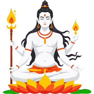 Shiva, meditasyonu, gücü ve yaratılış ile yıkım arasındaki dengeyi sembolize eden bir Hindu tanrısıdır..