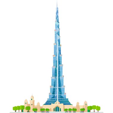 Burç Halife Dubai 'deki en uzun gökdelendir, modern mimari ve lüks sergilenmektedir..