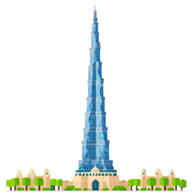 Burç Halife Dubai 'deki en uzun gökdelendir, modern mimari ve lüks sergilenmektedir..