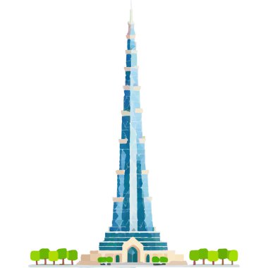 Burç Halife Dubai 'deki en uzun gökdelendir, modern mimari ve lüks sergilenmektedir..