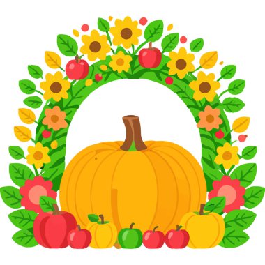 Cornucopia, genellikle Şükran Günü kutlamalarıyla ilişkilendirilen bolluk ve refahı temsil eder..